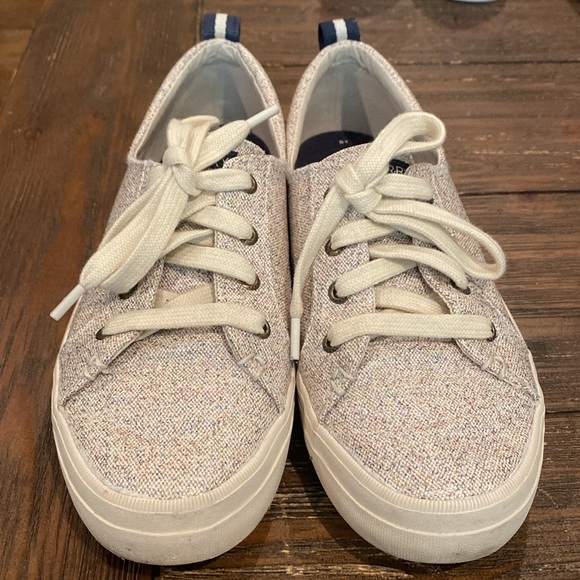 Womens Confetti Sparkle Sperry Sneakers Size 7.5 - Picture 3 of 8